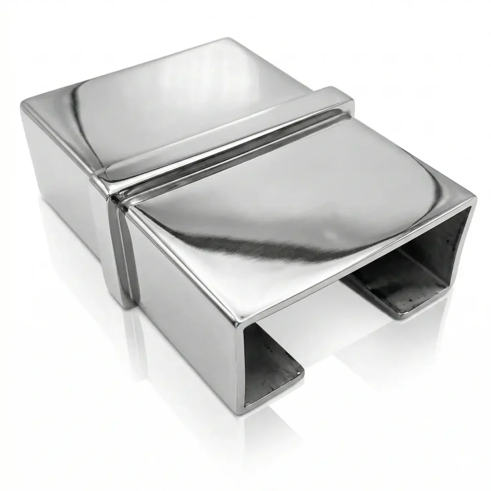 balustrade tube connector rectangular 50x25mm