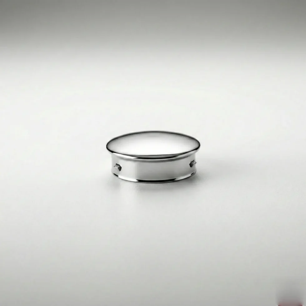 balustrader end cap round knock in 25 4mm