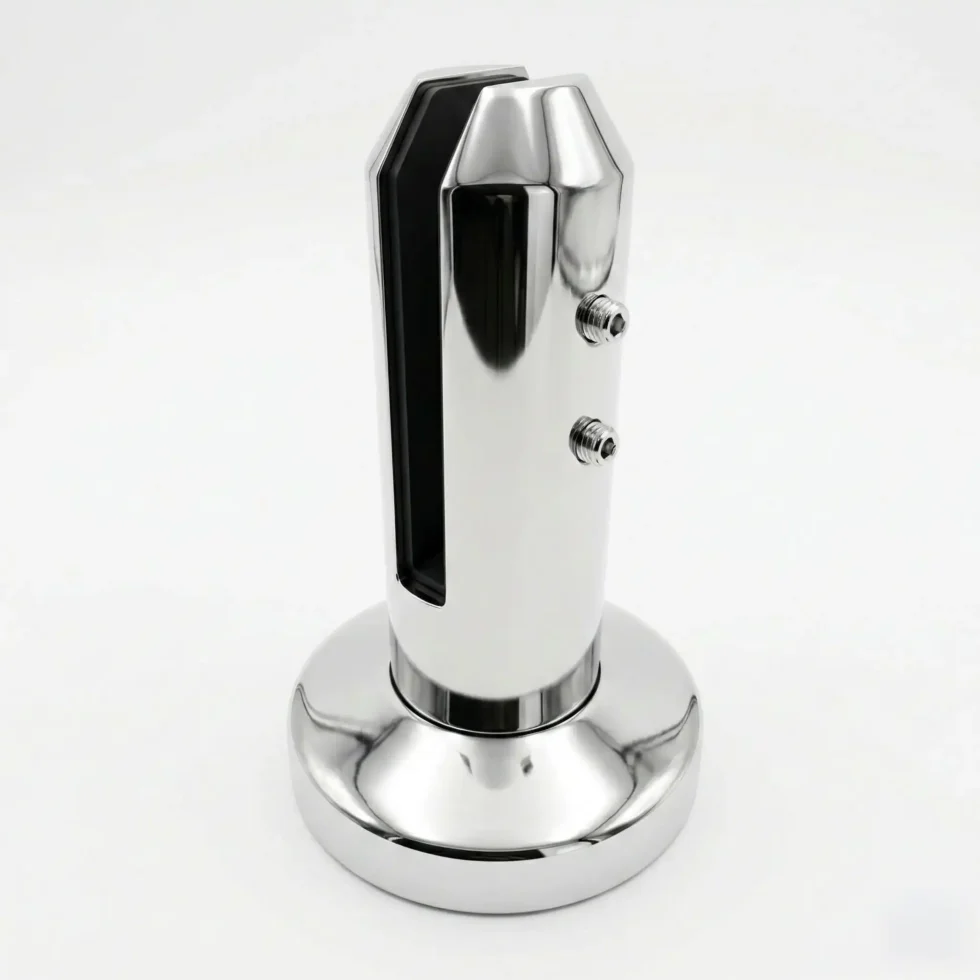 balustrader frameless glass spigot threaded rod round 50mm