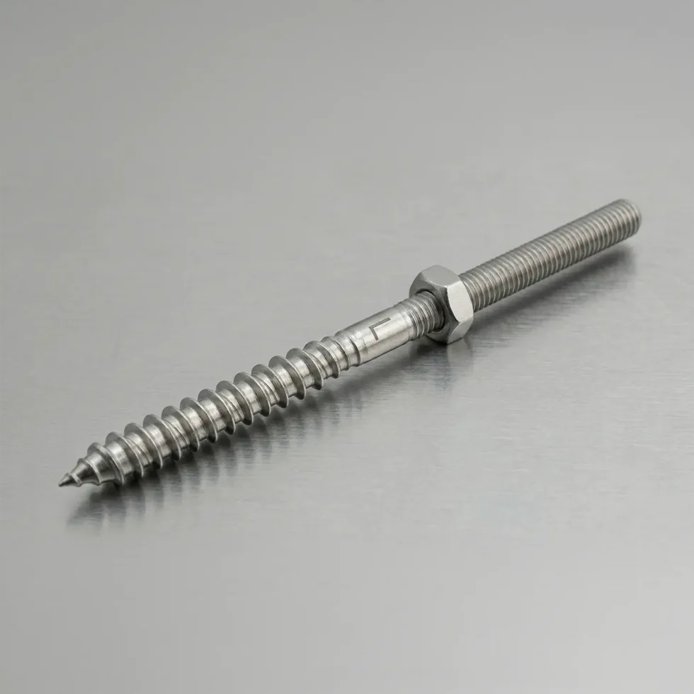 balustrader threaded wood screw LH
